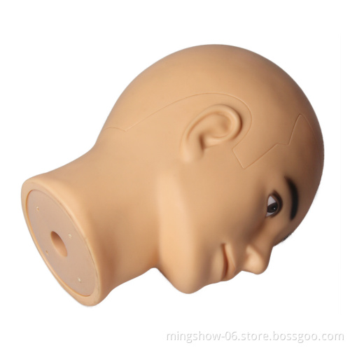 Bald mannequin head stand Mannequin Head for Wigs Lashes Jewelry